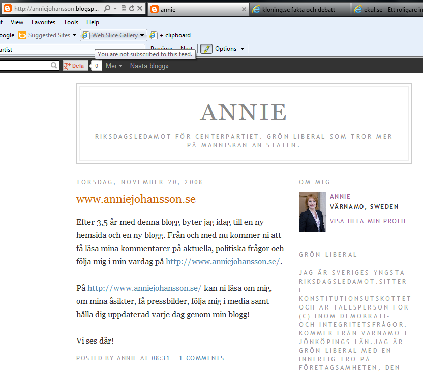 anniejohanssonblogg